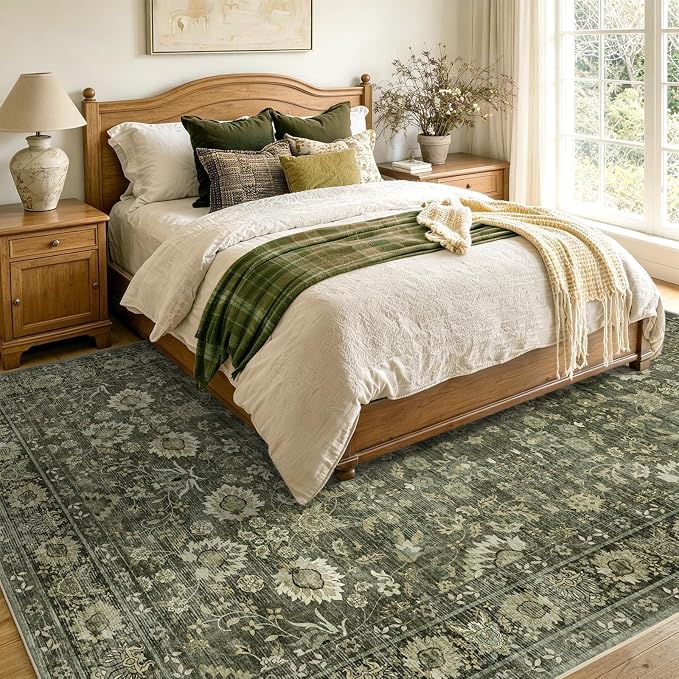 8x10 Ft Large Area Rugs for Living Room, Soft Non-Slip Machine Washable Rug - Image 4