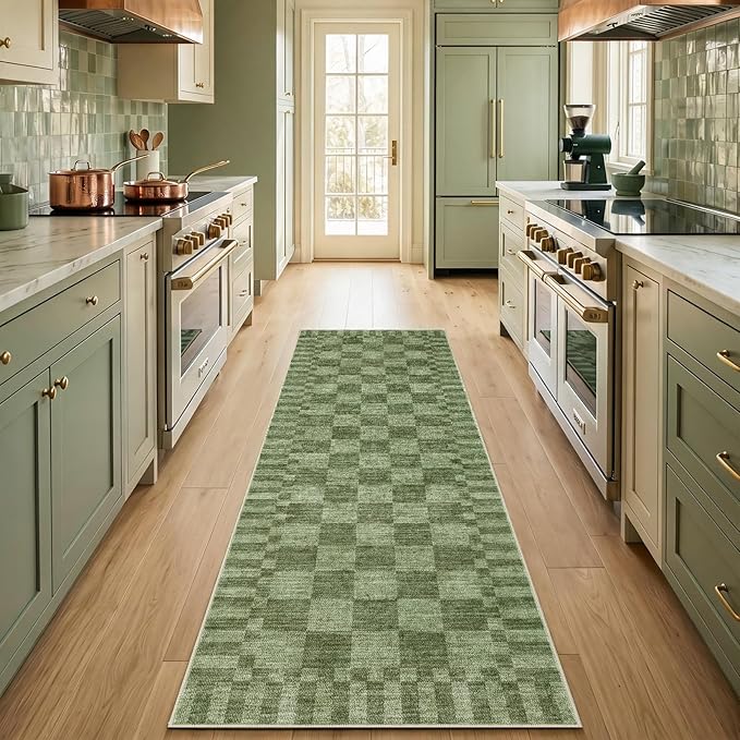 GarveeHome 2x6 Kitchen Runner Rug Non Slip Washable Runner Rug by GarveeHome