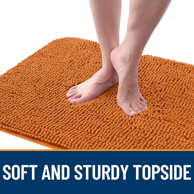 OLANLY Dog Door Mat for Muddy Paws 47x20, Super Absorbent Chenille Mud Mat | - Image 4
