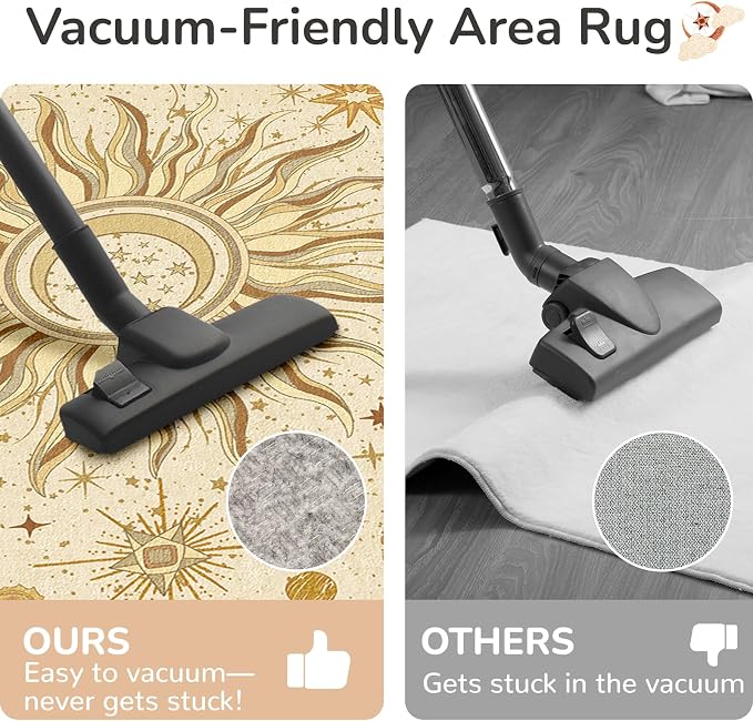 Vacuum-Friendly, 6x9 Washable Area Rug - Image 5