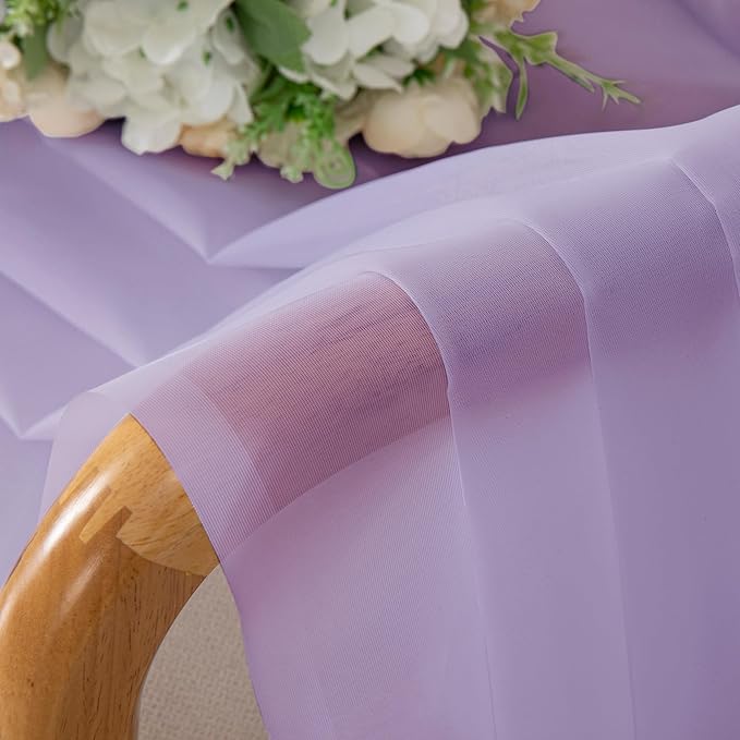 Sheer Curtains 84 inches Long for Bedroom Living Room 2 Panels Set, Rod Pocket - Image 6