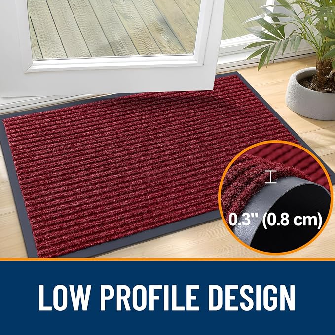 OLANLY Front Door Mat 71x23, Waterproof Heavy-Duty Indoor Outdoor Doormat | - Image 4