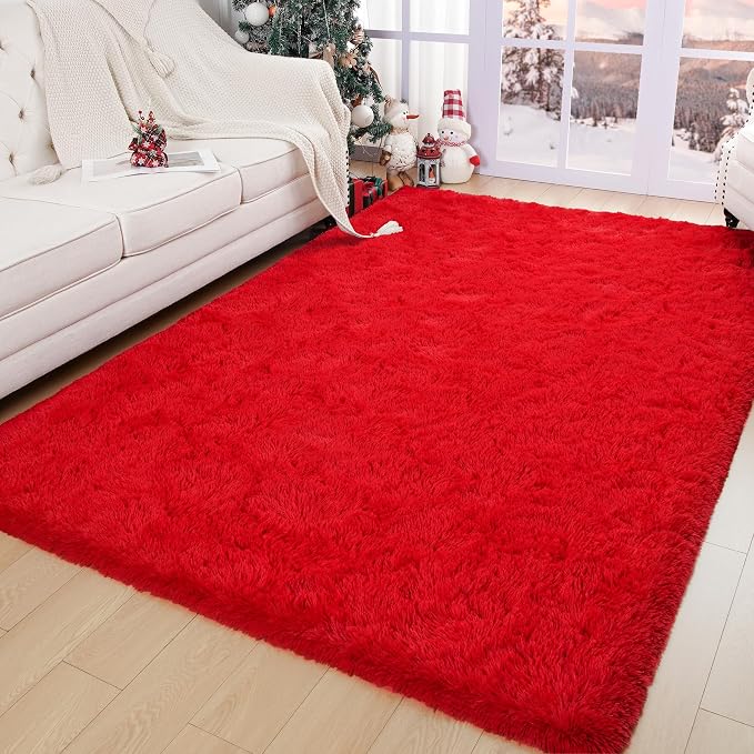 Chicrug Soft Area Rugs for Bedroom Living Room Plush Fluffy Rug8x10 | Shag - Image 9