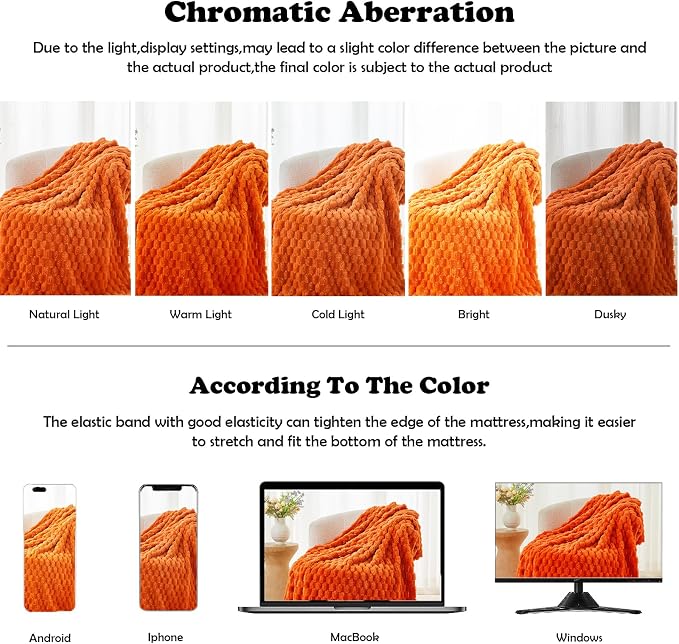 NEWCOSPLAY Fleece Clouds Cozy Twin Blanket - Image 5