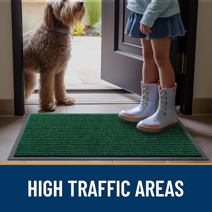 OLANLY Front Door Mat 47x30, Waterproof Heavy-Duty Indoor Outdoor Doormat | - Image 7
