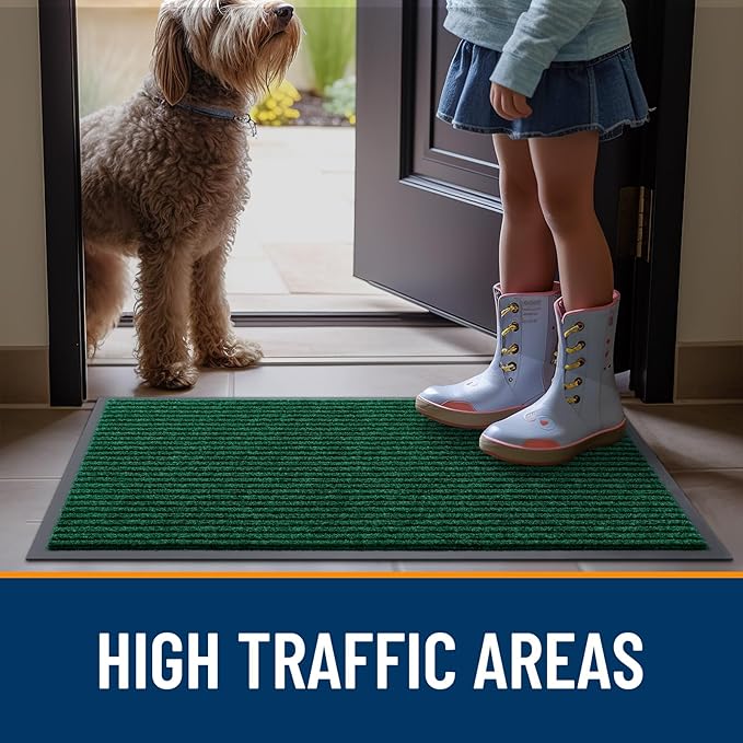 OLANLY Front Door Mat 47x34, Waterproof Heavy-Duty Indoor Outdoor Doormat | - Image 7