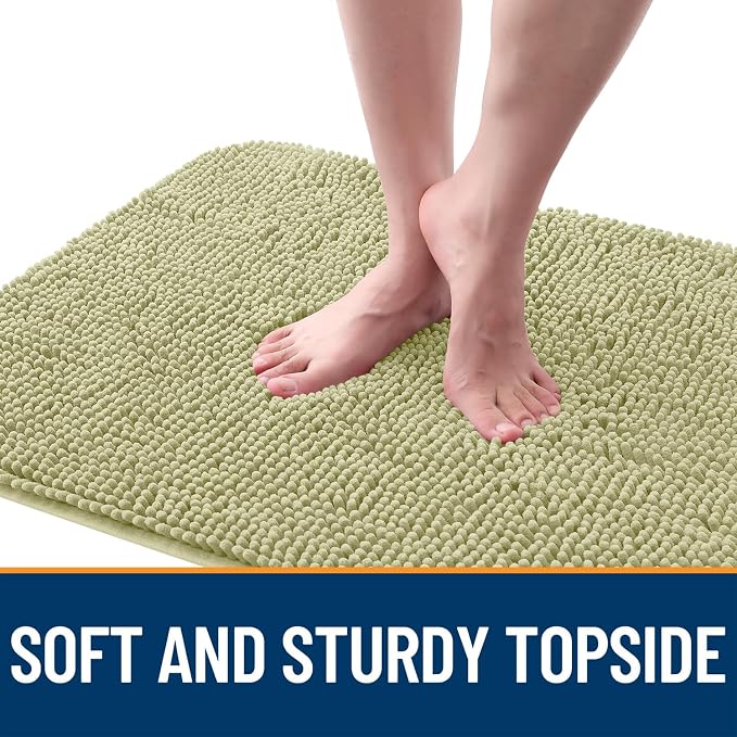 OLANLY Dog Door Mat for Muddy Paws 30x17, Super Absorbent Chenille Mud Mat | - Image 4
