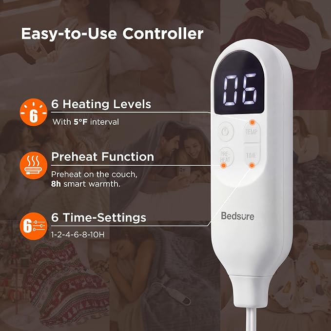 Bedsure Electric Blanket Twin - Image 5