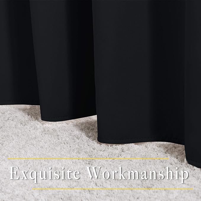 NICETOWN Living Room Black Out Curtains 84 inches Long, Thermal Insulated - Image 7