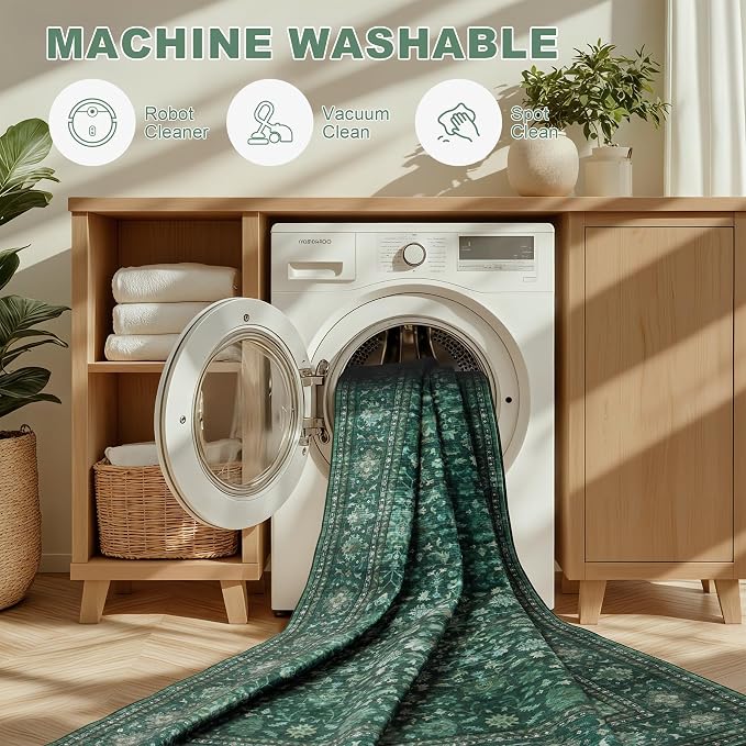 10x12 Area Rugs Living Room: Washable Rug - Image 6