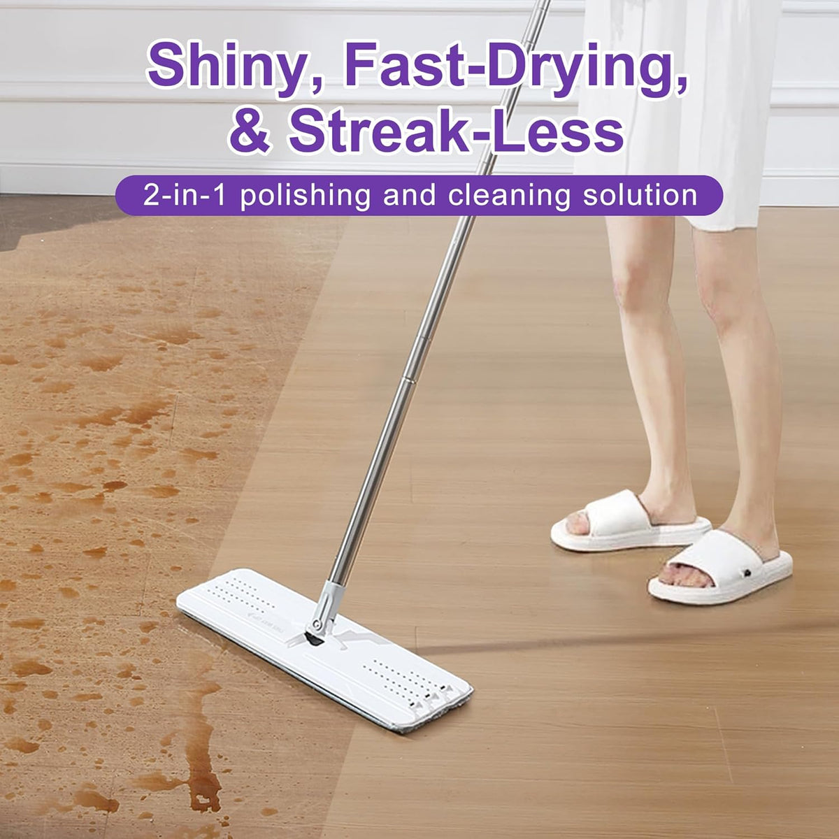 JOYMOOP Floor Cleaner for Mopping, 75 PCS Mopping Solution, Hardwood Floor Cleaner, Works Perfectly with Mop Bucket