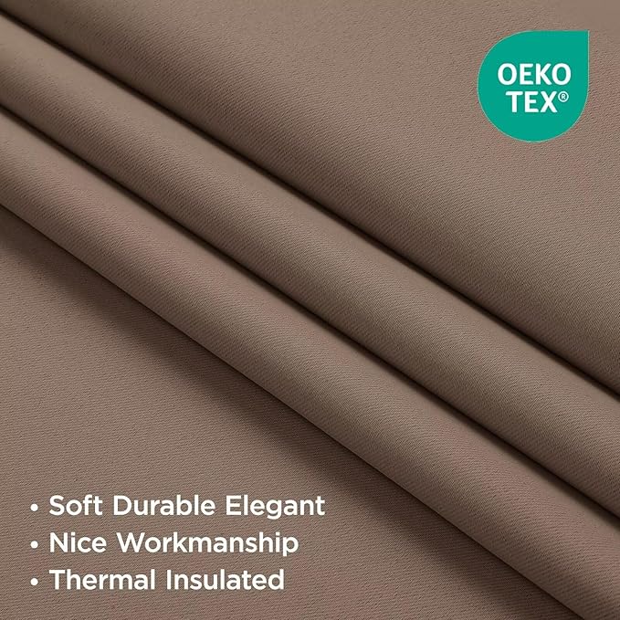Joydeco 90 Inch Curtains for Bedroom, Room Darkening Drapes for Living Room - Image 3