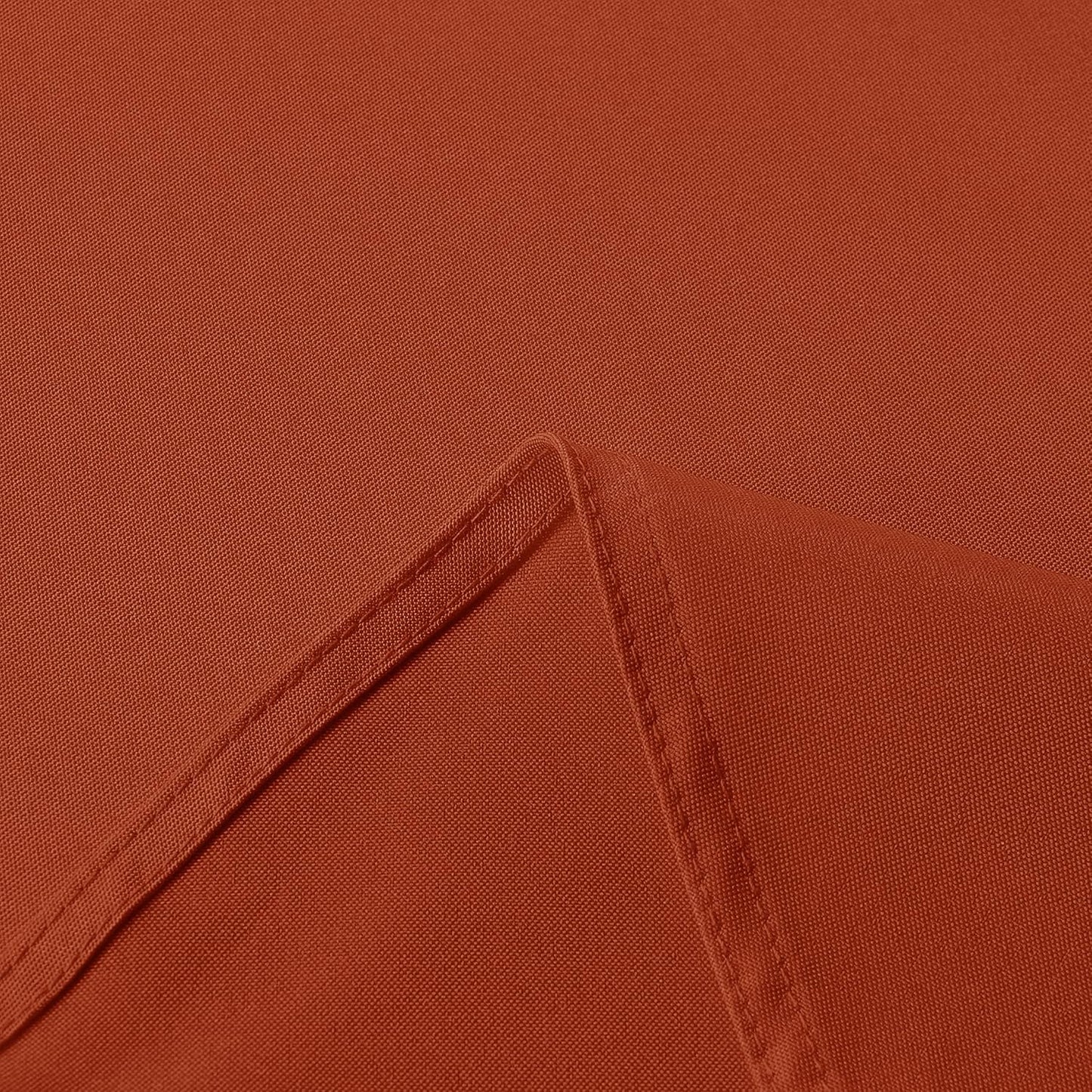 sancua Fall Tablecloth for 6 Foot Tables, 60 x 102 Inch Burnt Orange - Stain and Wrinkle Resistant Rectangle Table Cloth, Fabric Thanksgiving Table Cover for Dining Buffet Parties, Rust Pumpkin Orange