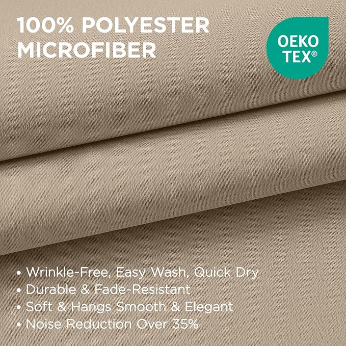 Joydeco Blackout Curtains 108 Inches Long 1 Panel, Thermal Insulated Long - Image 2