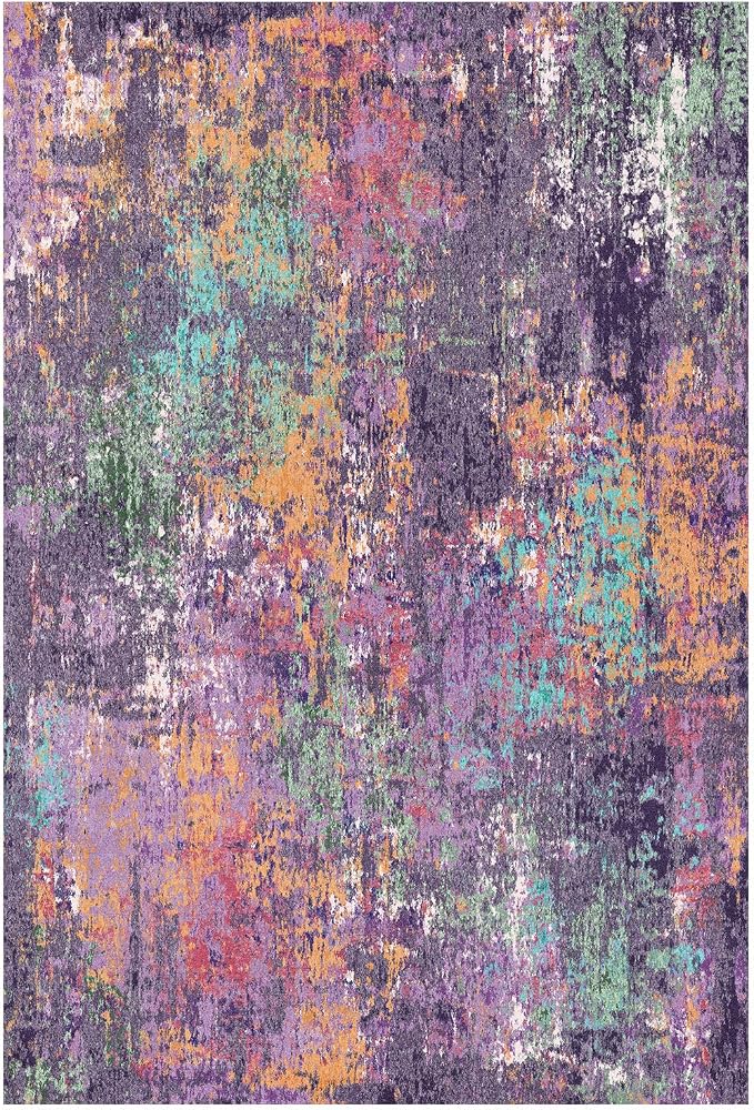 RELEANY Washable Runner 2'x8' Abstract Area Rug - Image 9