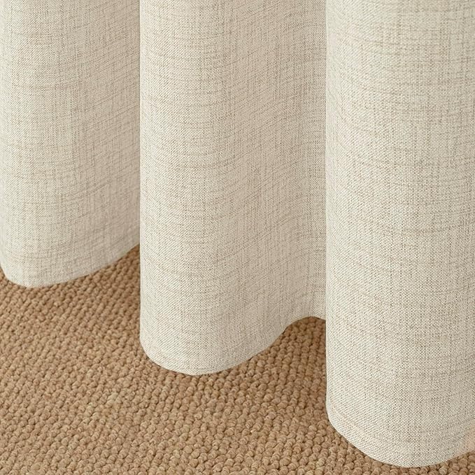 YoungsTex Linen Boho Curtains 54 Inches Length - Image 8