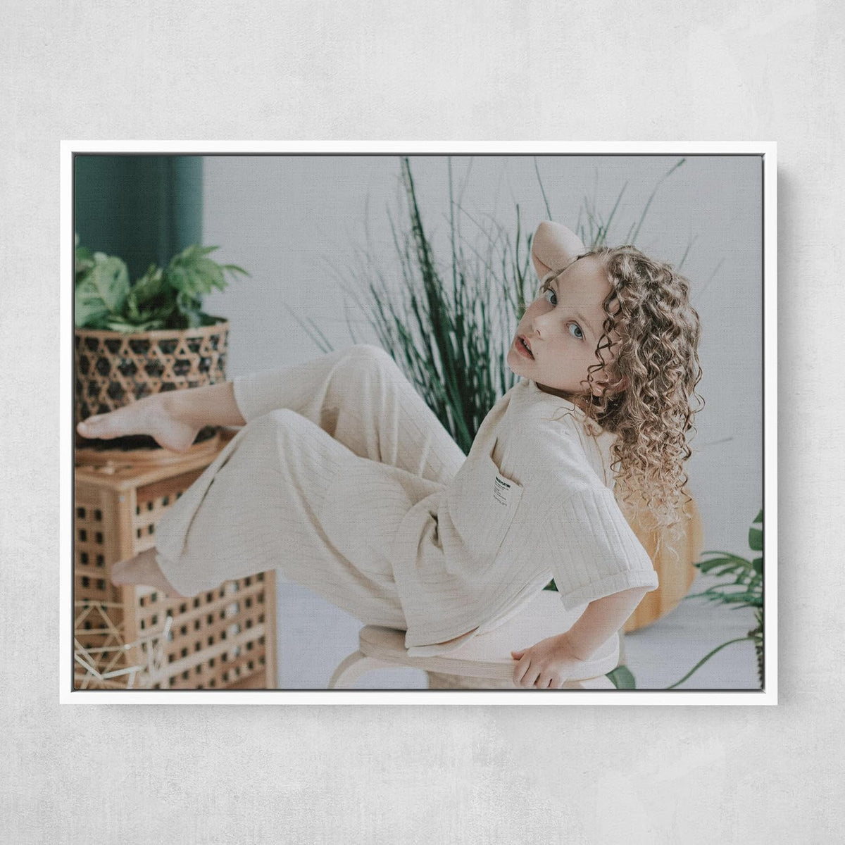 Personalized Custom Canvas Prints: Photo On Canvas (White, 11x14) Transform Your Photos into Stunning Framed Wall Art Digitally Printed Photo To Canvas Ideal for Home Decor, Gifts Keepsakes.