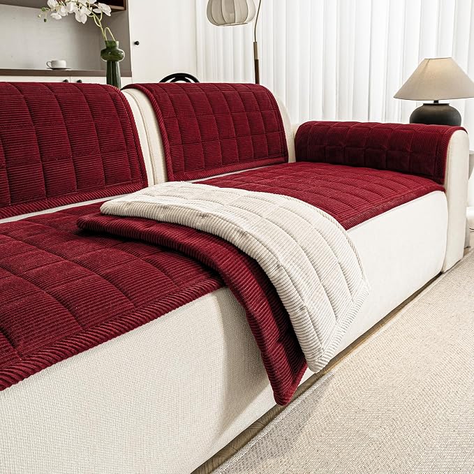 Couch Covers for Dogs Washable, Non Slip Couch Covers for Loveseat Sofa Pet - Image 2