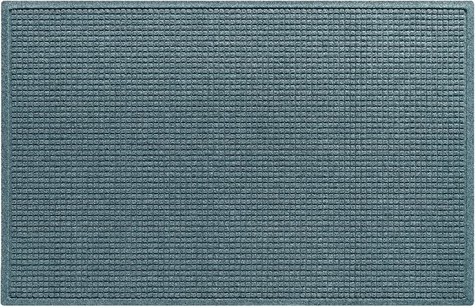 WaterHog Squares Front Door Mat Indoor Outdoor Entrance, All-Weather Mats | by WaterHog