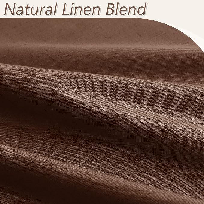 100% Blackout Curtains 72 Inch Length 2 Panels Set - Image 3