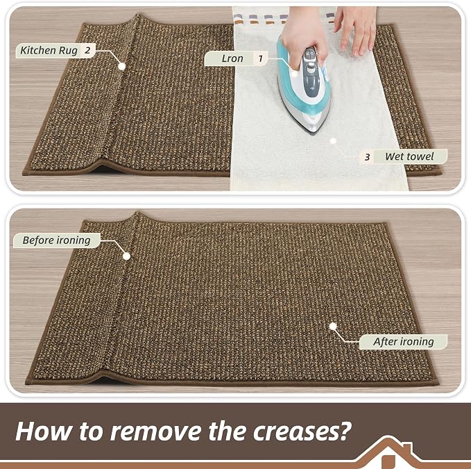 BEQHAUSE Kitchen Runner Rugs 20"x48", Kitchen Mats - Image 9