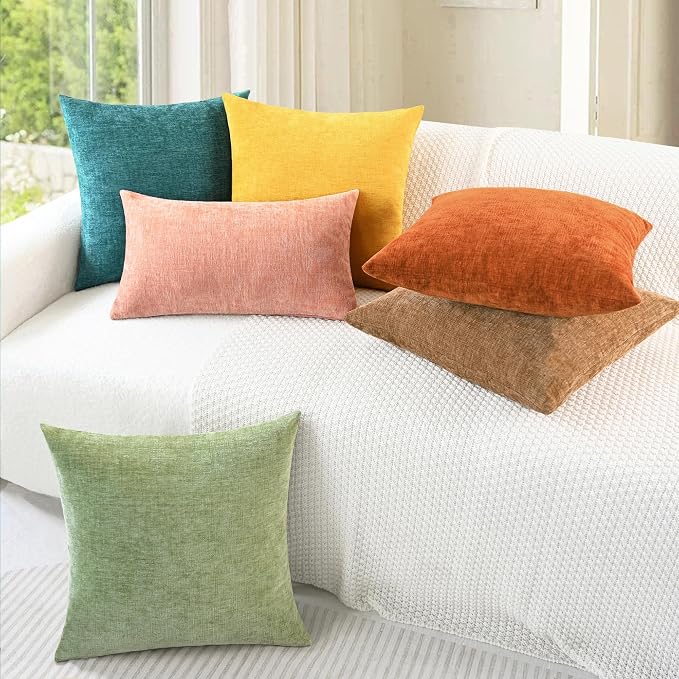 CaliTime Decorative Couch Throw Pillow Covers 26 X 16 Inches Teal | Pack of 2 - Image 2