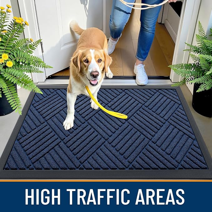 OLANLY Front Door Mat Outside Entrance, Waterproof Heavy-Duty Doormat | 29.5x17 - Image 7