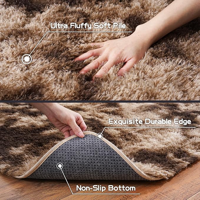 9x12 Area Rug for Living Room, Shag Large Rug for Bedroom - Image 8