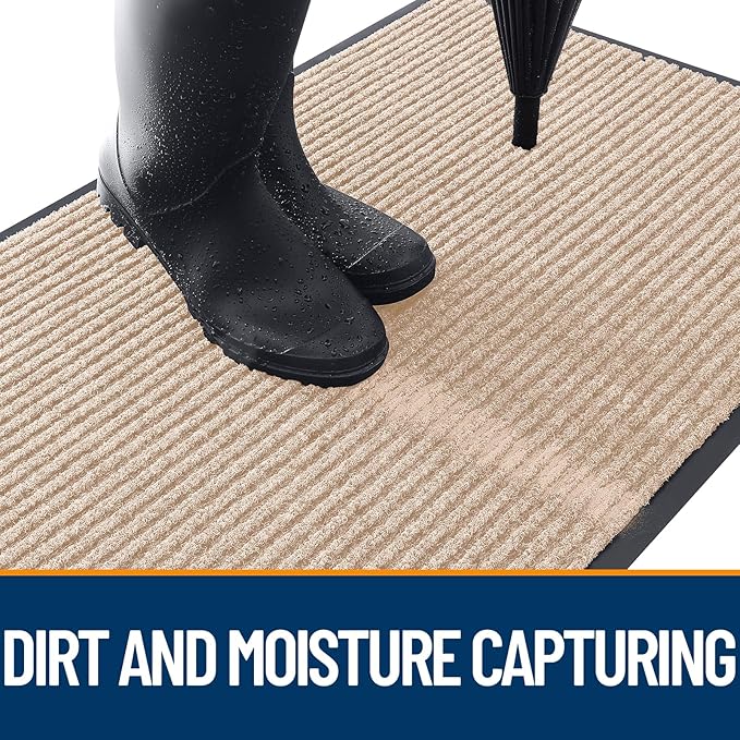 OLANLY Front Door Mat 47x23, Waterproof Heavy-Duty Indoor Outdoor Doormat | - Image 5