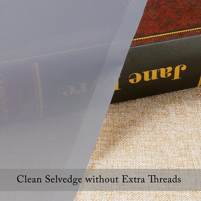 2 Panels Sheer Charcoal Grey Curtains 72 Inches Length Window Treatment - Image 4