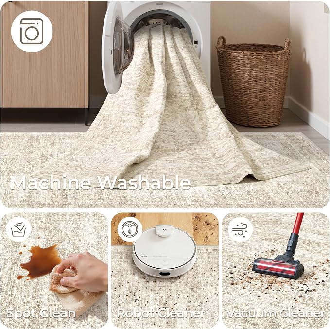 2x5 Rug Runners for Hallways Non Slip, Kitchen Rugs, Nursery Room, Soft Runner - Image 8