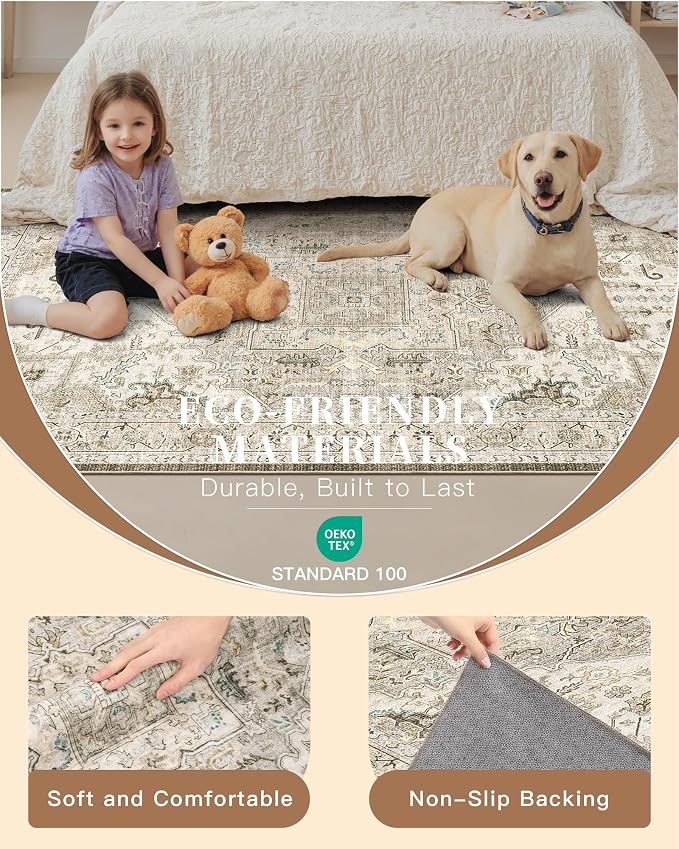 Madane Washable Runner Rug 2x6 Runners - Image 6