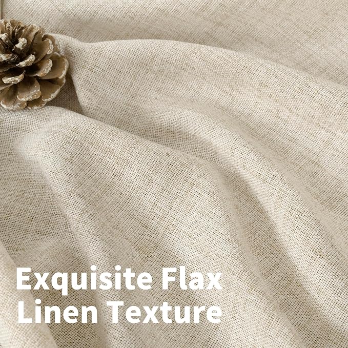 YoungsTex Linen Curtains 54 Inches Long - Image 5