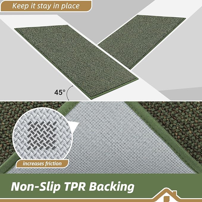 BEQHAUSE Kitchen Runner Rugs 24"x84", Kitchen Mats - Image 4