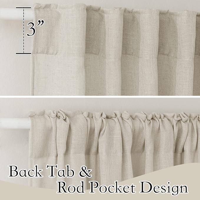 RYB HOME Extra Wide Sheer Curtains - Image 2