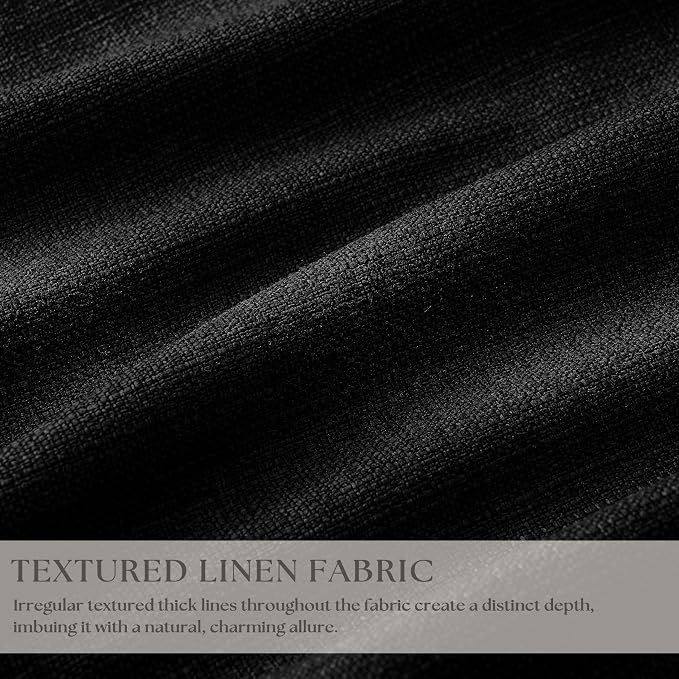 Black 108 Inch Pinch Pleated 100% Blackout Curtains - Image 3