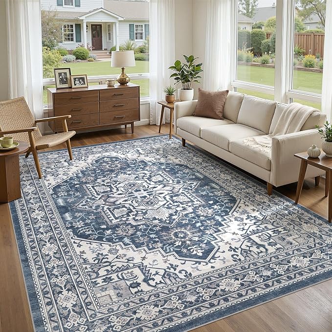UERMEI 8x10 Area Rug for Living Room - Image 4