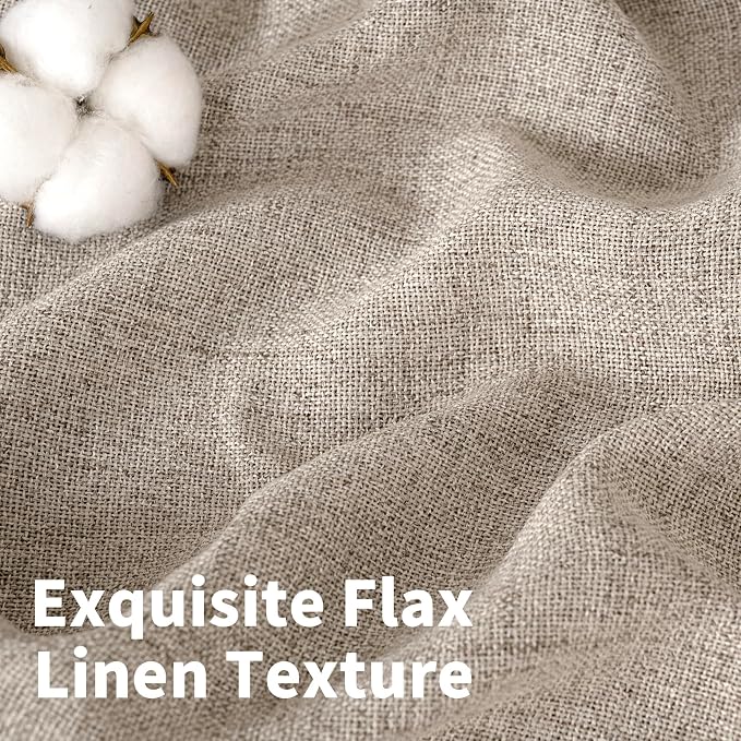 YoungsTex Extra Long Linen Curtains 108 Inch Length - Image 5