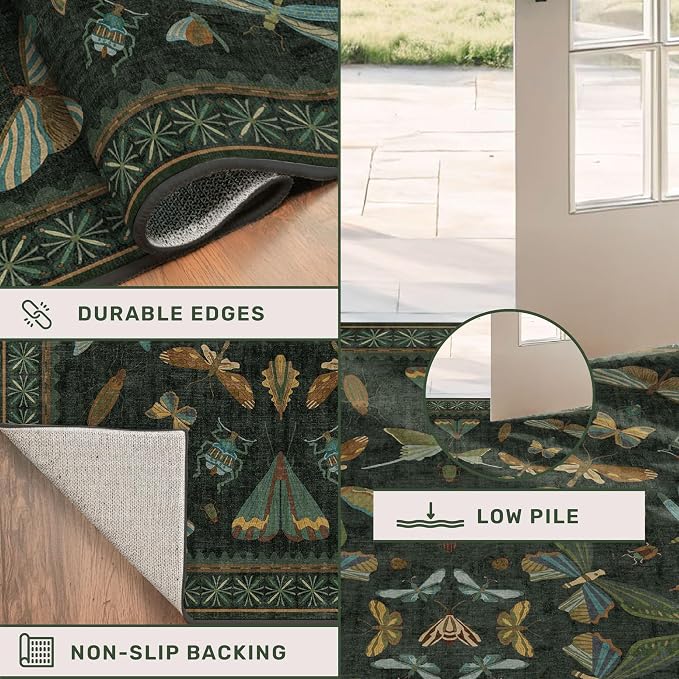 Forest Green Rugs for Living Room - Image 5