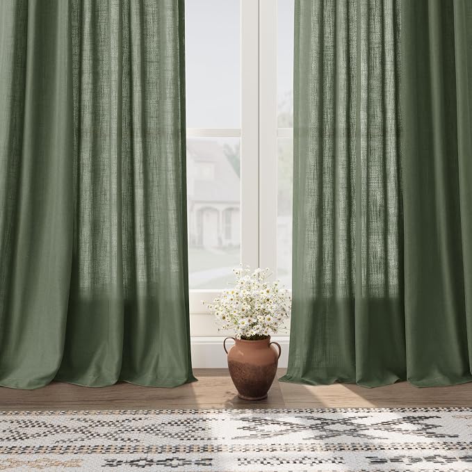 Extra Long Curtains 2 Panels 102 Inches Long - Image 6