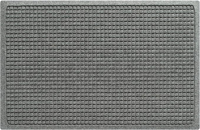 WaterHog Squares Front Door Mat Indoor Outdoor Entrance, All-Weather Mats | by WaterHog