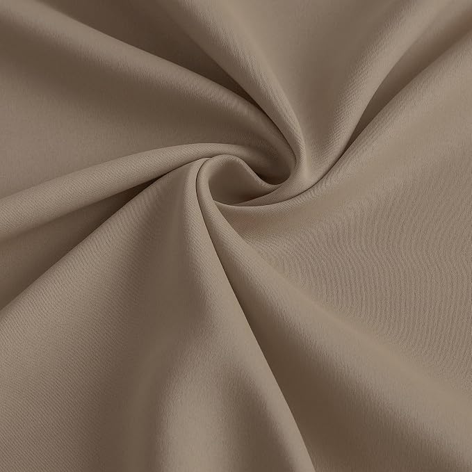 Cappuccino Blackout Curtains 156 Inches Long 13 feet Tall, Extra Long Pinch - Image 7