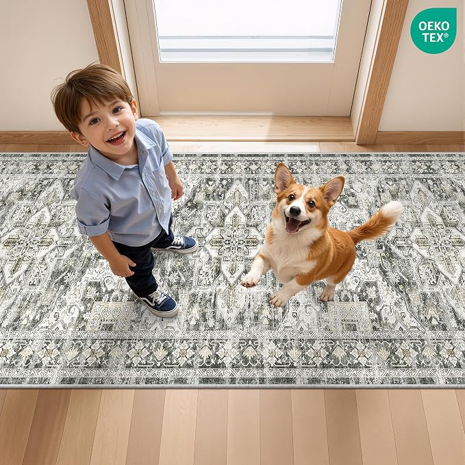 Kitchen Runner Rug Non Slip Washable Rugs 2.5x10, Carpet Runner - Image 9