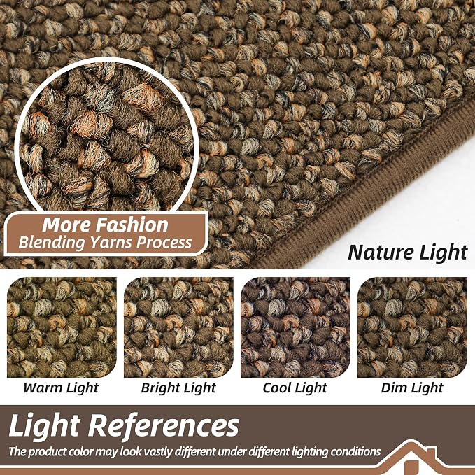 BEQHAUSE Dirt Trapper Door Mat 32" x 48", Non-Slip Washable Doormats, Low - Image 5