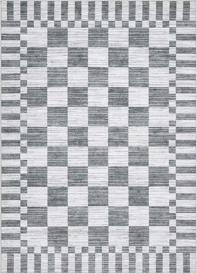 GarveeHome Checkered Rug 4x6 Area Rugs - Image 5