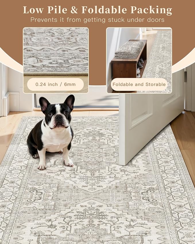 Madane Kitchen Runner 2'6''x8' Soft Rug Runners - Image 6