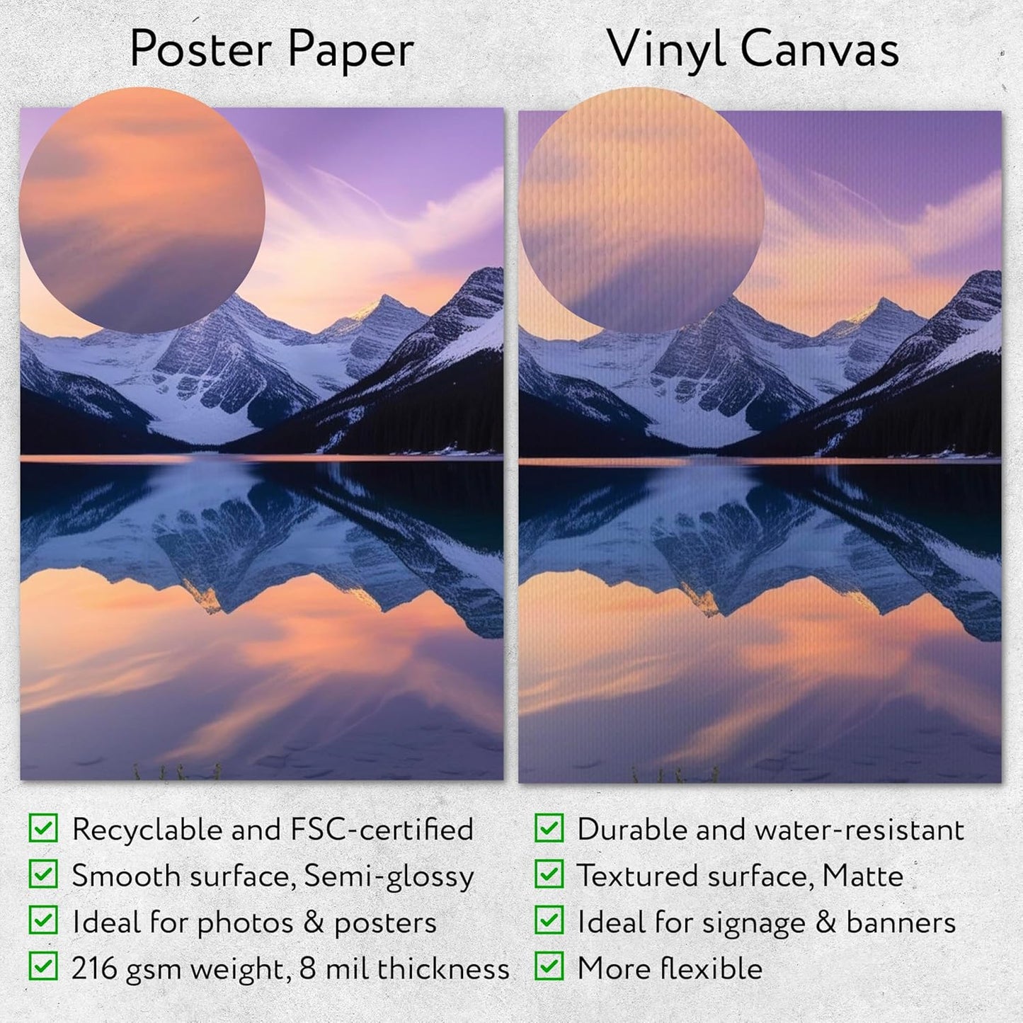 Custom Poster Print, 16x12, Upload Any Photos/Images, Personalized Photo Prints, DIY Your Own Poster, Photo to Poster Printing