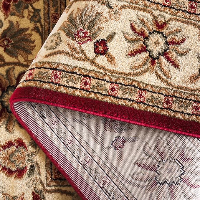 SAFAVIEH Lyndhurst Area Rug 6x8, Traditional Red & Ivory LNH212F - Image 7